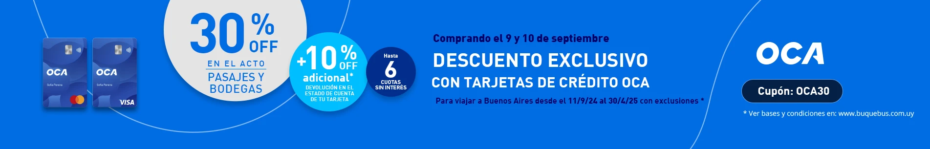 OCA 30% OFF Web