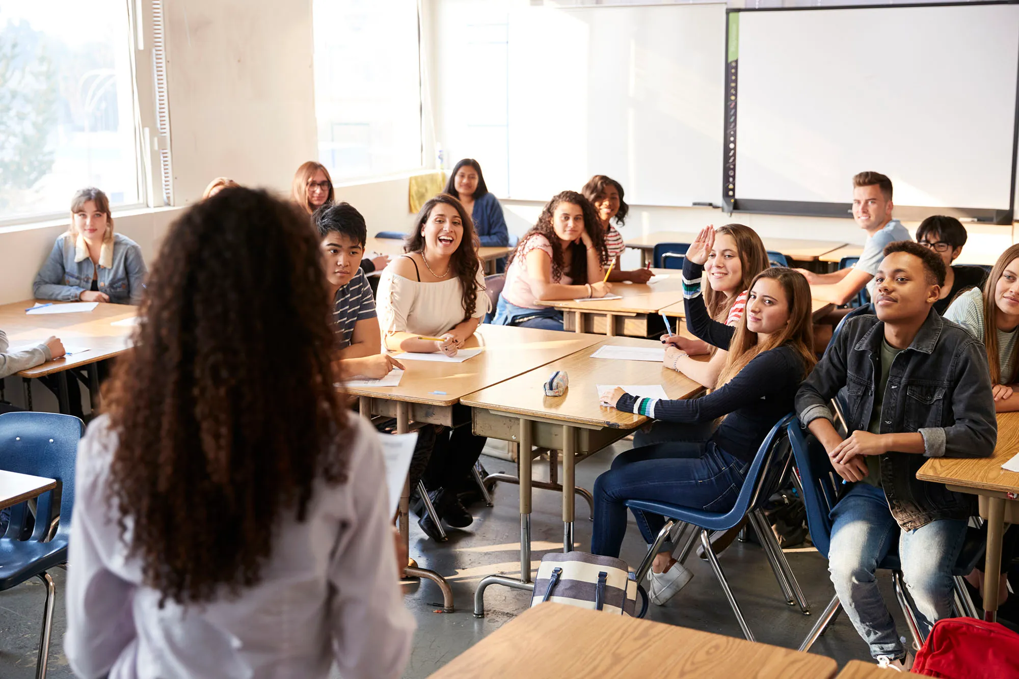 Clase de jóvenes